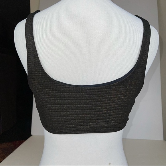 KORAL Swim Top Black Gold Metallic S - Picture 4 of 15